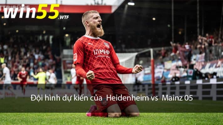 Đội hình dự kiến của Heidenheim vs Mainz 05